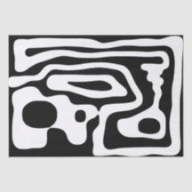 Vise Grip: Abstrato preto e branco