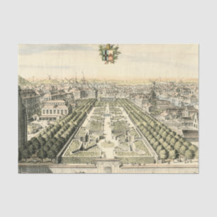 Papel De Seda Vista aérea do jardim formal por Eric Dahlbergh
