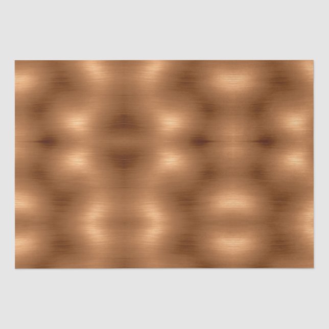 Papel De Seda Vista de Cobre Esmagada (Frente )