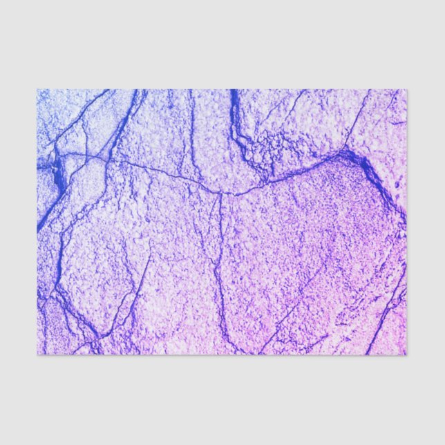 Papel De Seda Visual de mármore roxo Two Tone (Frente )