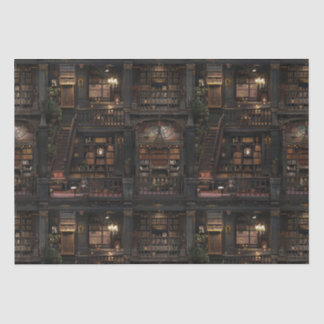 Papel De Seda Vitoriana Gothic Dollshouse Dark Academia