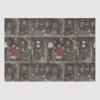 Papel De Seda Vitoriana Gothic Dollshouse Dark Academia