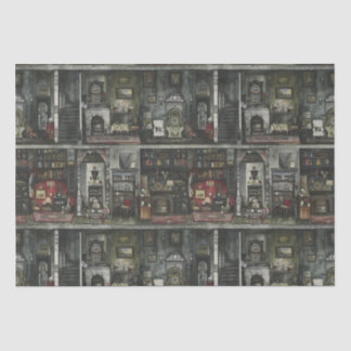 Papel De Seda Vitoriana Gothic Dollshouse Dark Academia