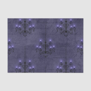 Papel De Seda Vitoriano Chandelier Horror Gothic - Glam Assustad