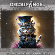Vitoriano Fantasy Cheshire Cat - Desligamento