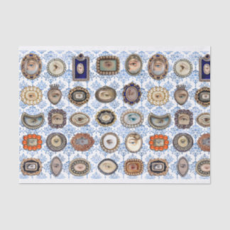Papel De Seda Vitoriano inspirou os olhos de Lover, arte origina