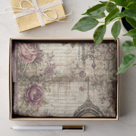 Papel De Seda Vitoriano & Renda