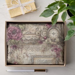 Papel De Seda Vitoriano & Renda