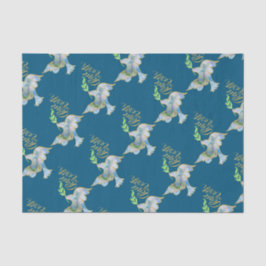 Papel De Seda Viva Dourada Paz na Terra