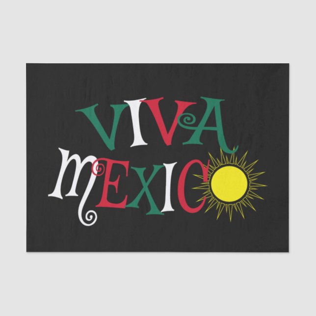 Papel De Seda Viva México (Frente )