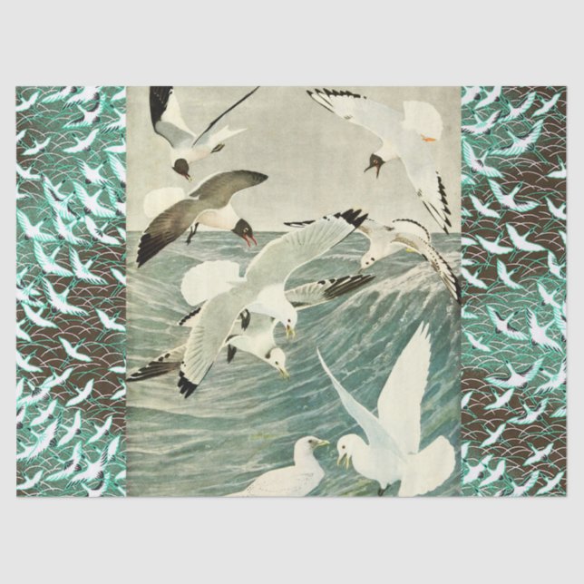 PAPEL DE SEDA VOANDO PELAS ONDAS (Frente )