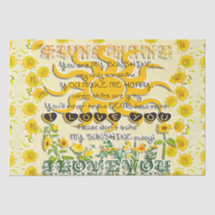 Papel De Seda Você É Meu Sol