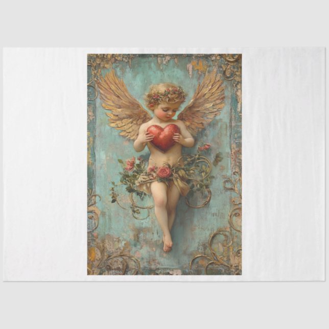 Papel De Seda Você Segura Meu Coração (Frente )