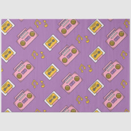 Papel De Seda Voltar aos anos 90 - Leitor de Caseta Y2K Colorido