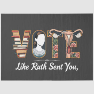 Papel De Seda Votar Como Ruth Enviou Para Você Harris Igualdade