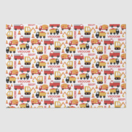 Papel De Seda Vroom Honk Beep! Caminhões