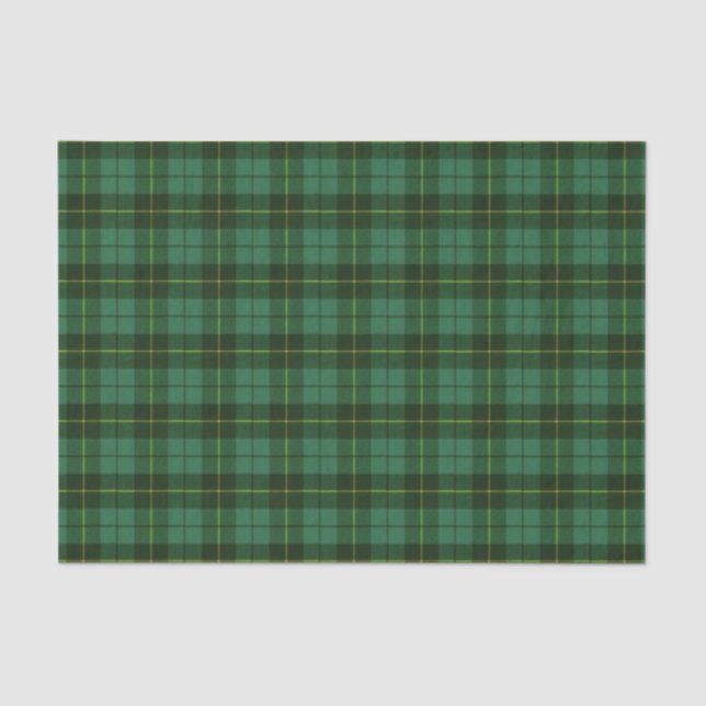 Papel De Seda Wallace Hunting Antiga Original Scottish Tartan (Frente )