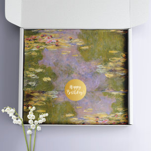 Papel De Seda Water Lilies Painting by Claude Monet