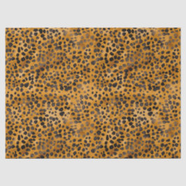 Papel De Seda Watercolor Cheetah Impressão
