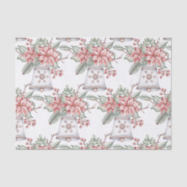 Papel De Seda Watercolor Christmas Bell