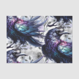 Papel De Seda Watercolor Flowers Floral Raven Botanicals