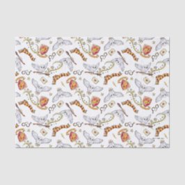 Papel De Seda Watercolor GRYFFINDOR™ Hedwig Pattern