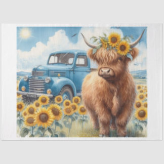 Papel De Seda Watercolor Highland