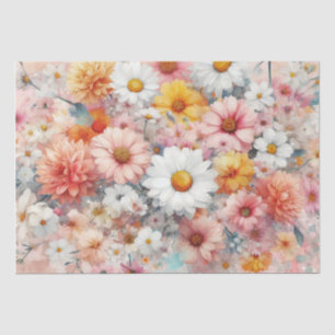 Papel De Seda Watercolor Illustração rústica vintage elegante