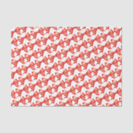 Papel De Seda Watercolor red bow art repeat patterned