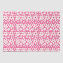 Papel De Seda Watercolor Sakura Flor Rosa Padrão Sem Costura