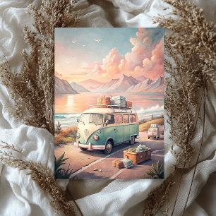 Papel De Seda Watercolor Summer viagem
