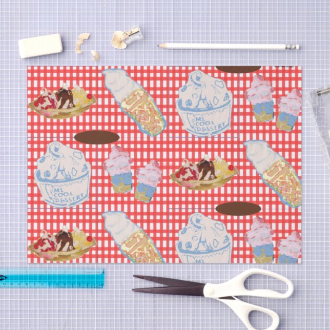Papel De Seda We All Scream For Ice Cream (Arte )