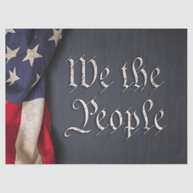 Papel De Seda We the People (Frente )