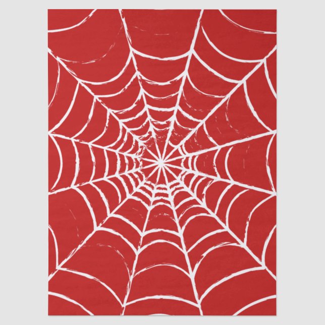 Papel De Seda Web Vermelha (Frente )