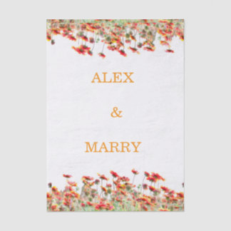 Papel De Seda Wedding Birthday Baby Shower INVITATION CARD