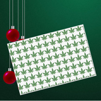 Papel De Seda Weed Leaf Christmas Personalizado