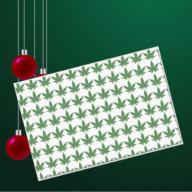 Papel De Seda Weed Leaf Christmas Personalizado (Criador carregado)