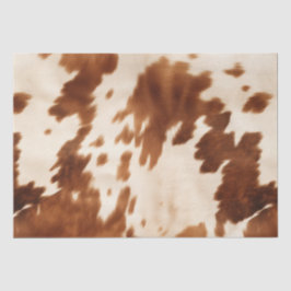 Papel De Seda Western Brown Cream Cowhide
