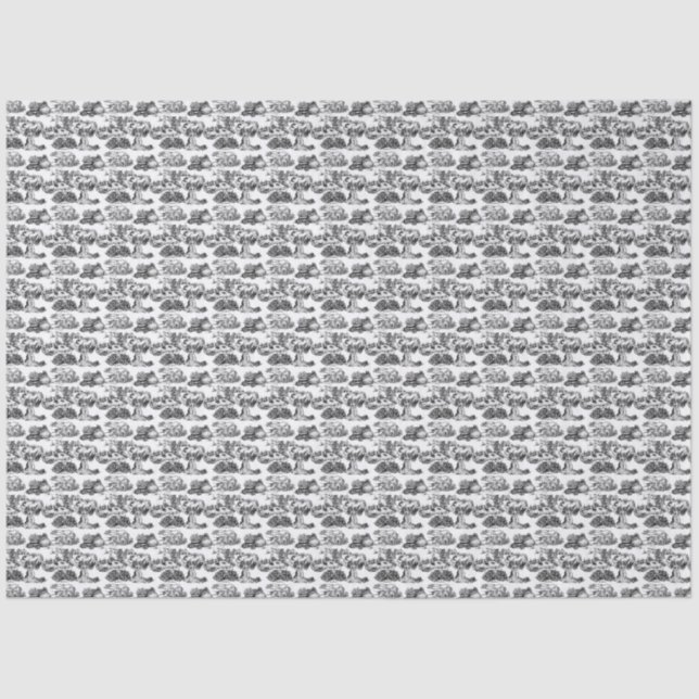 Papel De Seda WHEATEN Terrier Black Toile (Frente )