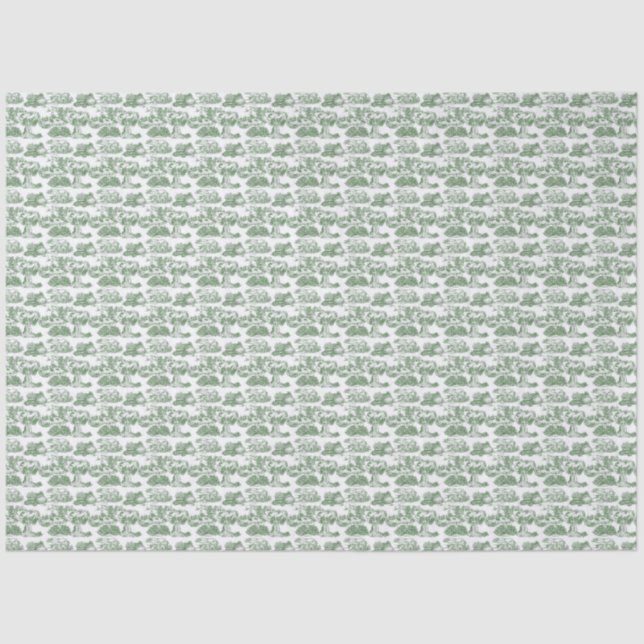 Papel De Seda WHEATEN Terrier Green Toile (Frente )