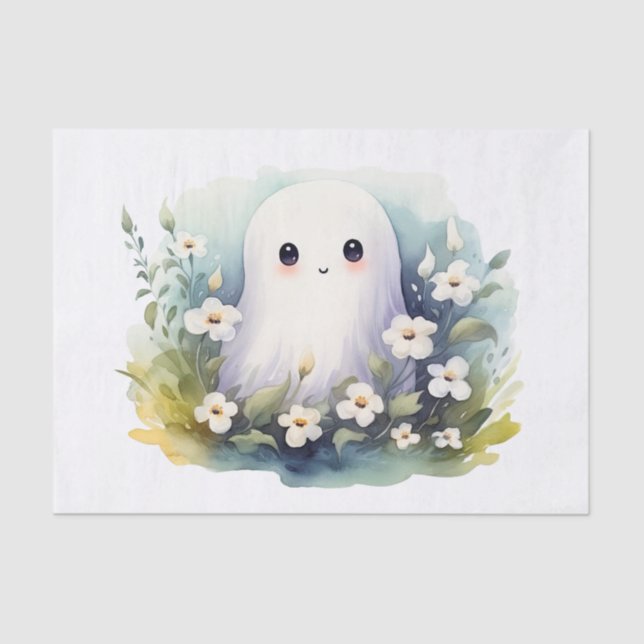Papel De Seda Whimsical Ghost (Frente )