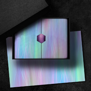 Papel De Seda Whimsical Wisps   Holo Fairy Pastel Rainbow Ombre