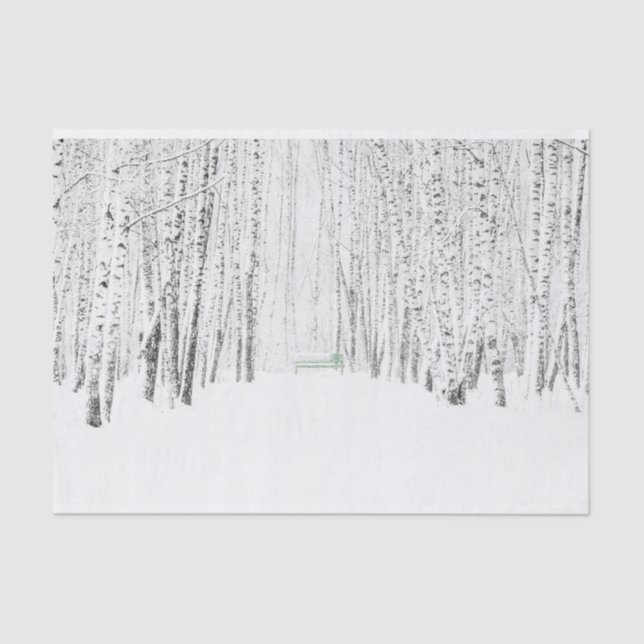 Papel De Seda White Christmas Tale (Frente )