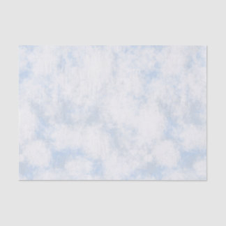 Papel De Seda White Clouds & Sky Tissue Paper