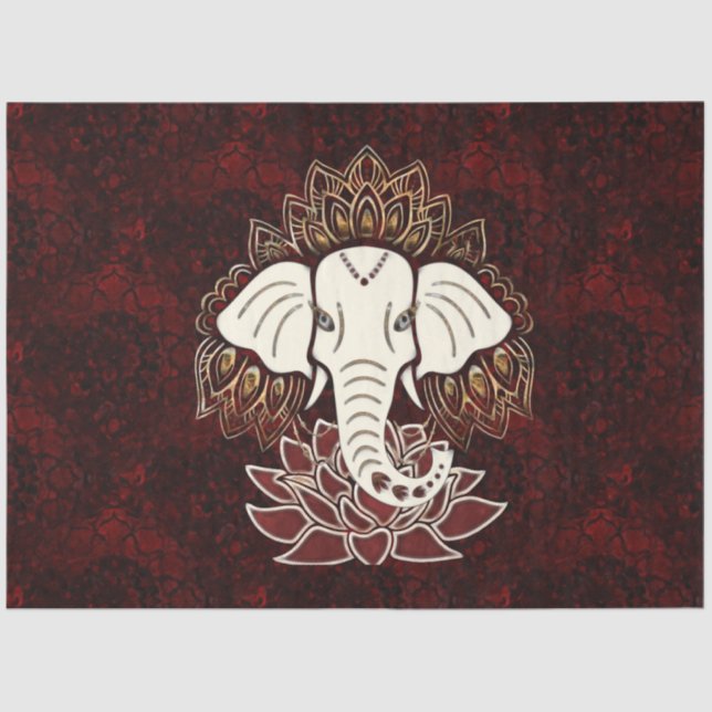 Papel De Seda White Elephant A Tissue Paper (Frente )