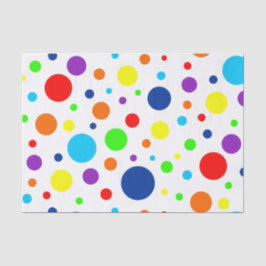 Papel De Seda White Rainbow Roca Tecido