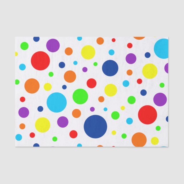 Papel De Seda White Rainbow Roca Tecido (Frente )