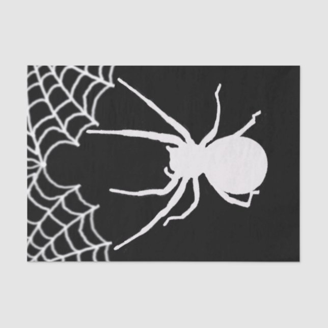 Papel De Seda White Spider Paper (Frente )