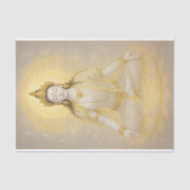 Papel De Seda White Tara (Frente )