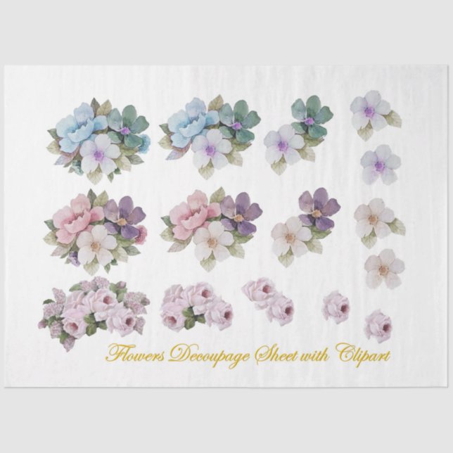 Papel De Seda Wild Bird Series Design 7 (Frente )